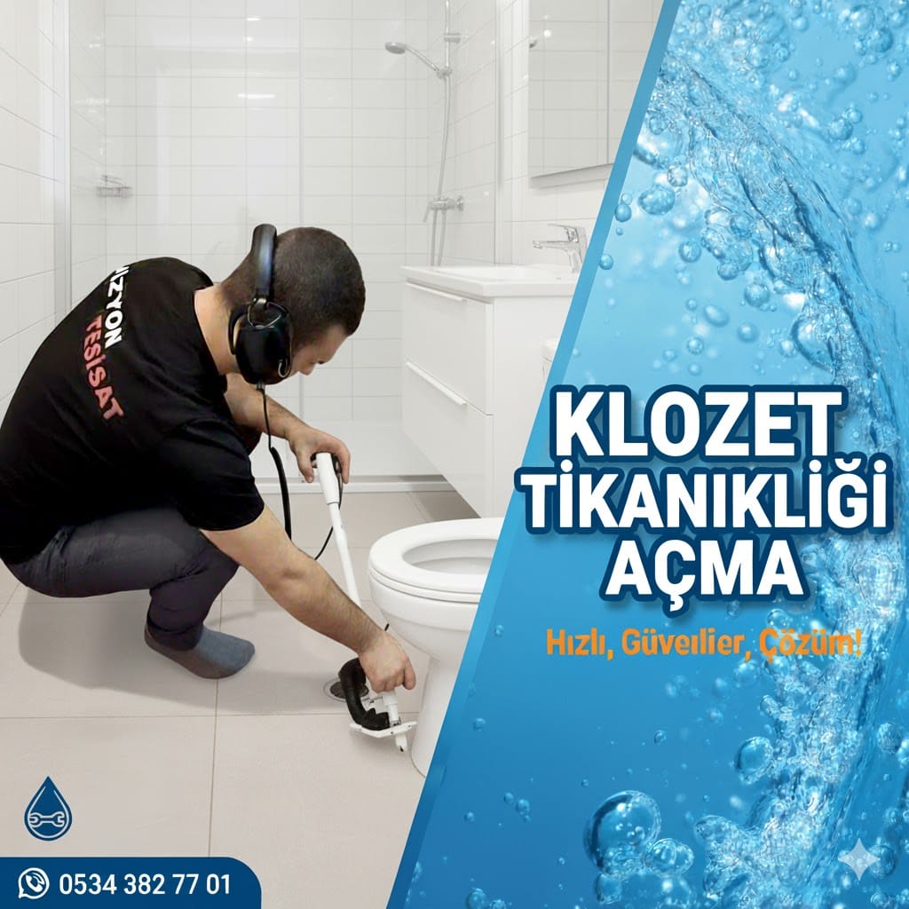 Klozet Tıkanıklığı Açma