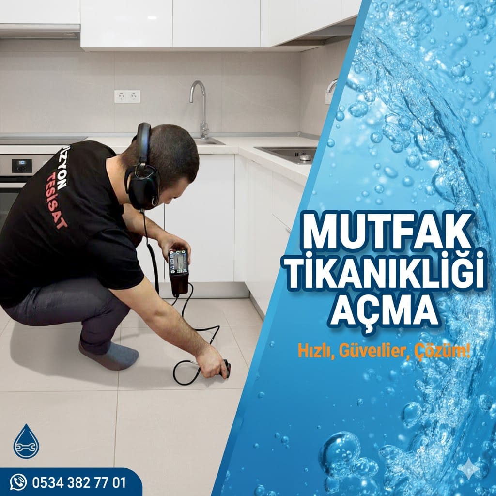 Mutfak Tıkanıklığı Açma